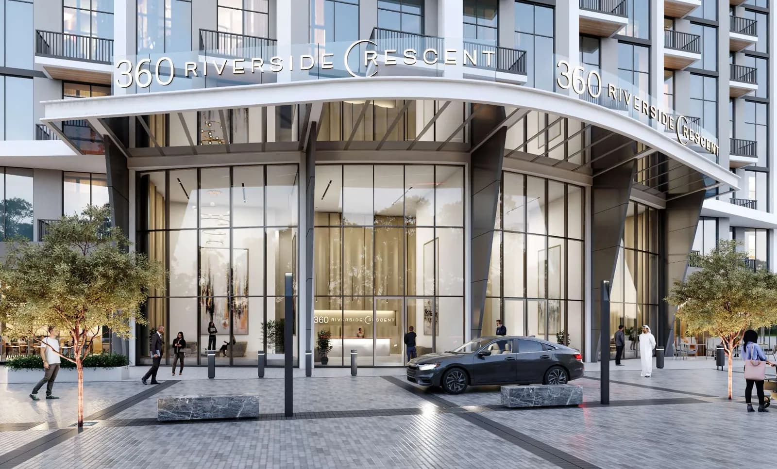 360 ريفرسايد كريسنت — صورة تقريبية من المطوّر (2 من 3)